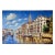 Mid-20th Century Signed Long Lin - Venetian Canal Scene With Gondolas, Oil on Canvas For Sale