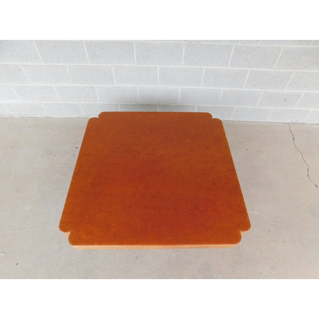 Custom Italian Burl Wood Art Deco Influence 2 Pc Cocktail Table 42" X 42" For Sale In Philadelphia - Image 6 of 18