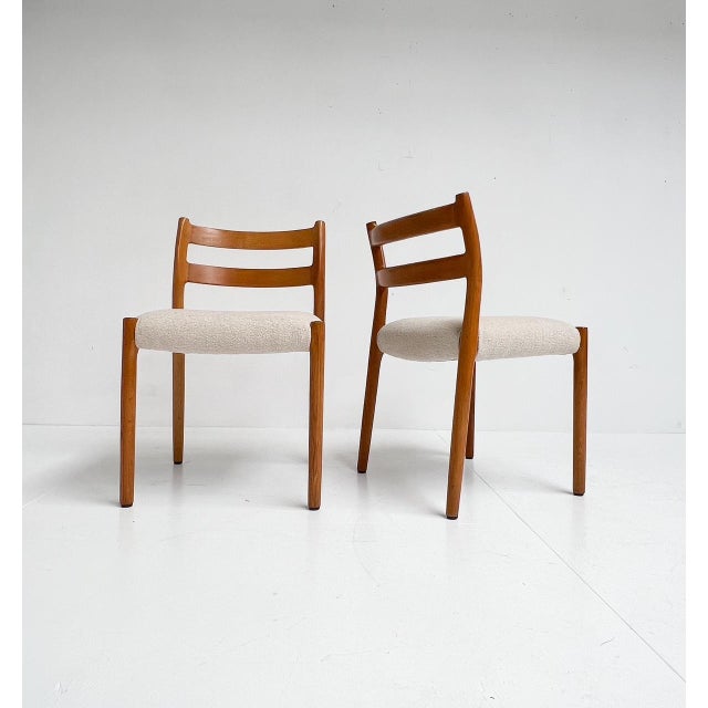 Set of Model 84 Chairs by Niels Otto Møller, 1960s For Sale - Image 4 of 14