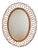 Large Rattan Mirror, France, 1960s For Sale - Image 6 of 6