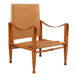 Square Clint Safari Chair from Rud Rasmussen, 1960s For Sale