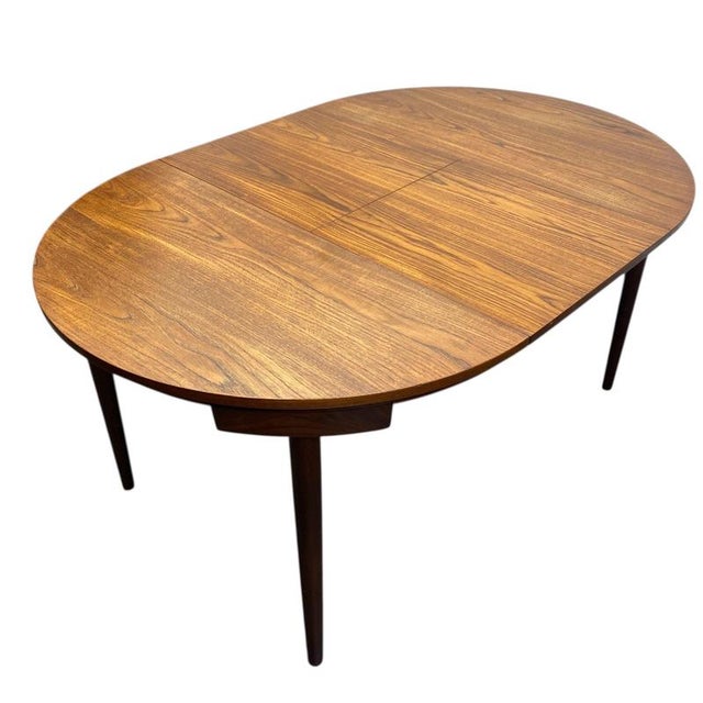 Danish Teak Extending Dining Table and Chairs by Hans Olsen, 1960, Set of 5 For Sale - Image 15 of 18