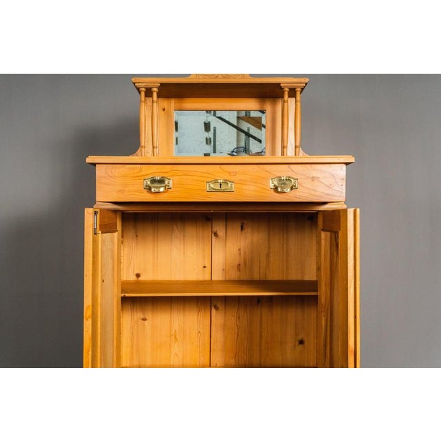 Art Nouveau Sideboard with Upper Section, Set of 2 For Sale - Image 11 of 18