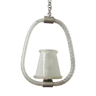 Murano Glass Suspension Chandelier by Barovier & Toso, 1950s For Sale