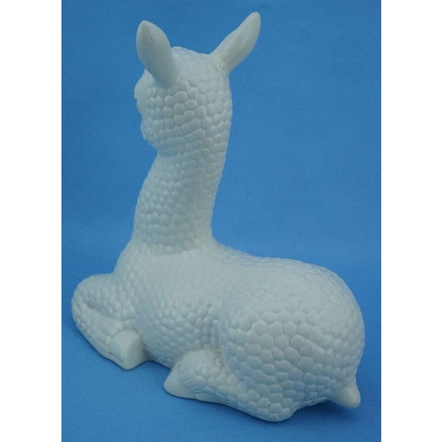 Art Deco Ceramic Baby Deer Sculpture by Giovanni Gariboldi for Richard Ginori Factory, Italy, 1900s For Sale - Image 6 of 18
