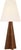 Modern Kelly Wearstler by Visual Comfort Signature Crue 34" Table Lamp in Natural Walnut with Linen Shade For Sale - Image 3 of 3