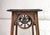 Maroon Antique Plant Stand with Carved Portraits in Oak, 1890s For Sale - Image 8 of 14