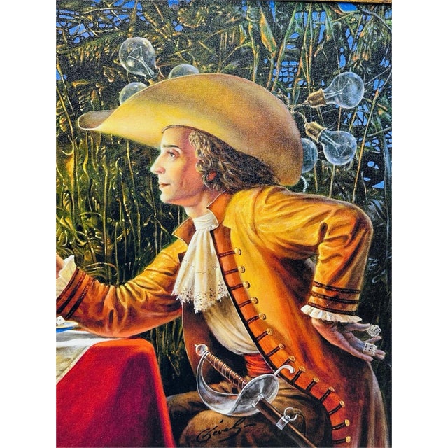 Early 21st Century Michael Cheval “Delighted by the Light” Signed Limited Edition Giclée on Canvas 22/100 For Sale - Image 5 of 11
