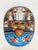 Vintage Mexican Hand-Painted Terracotta Folk Art Mask With Fish For Sale - Image 9 of 9