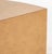 Modern Wedge Form Coffee Table, with brown trompe l'oeil leather finish. 18" H x 42" W x 30" D. Provenance: From an East...