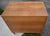 John Stuart Walnut Nightstand Mid Century Modern Vintage 3 Drawer Chest Brass For Sale - Image 10 of 15