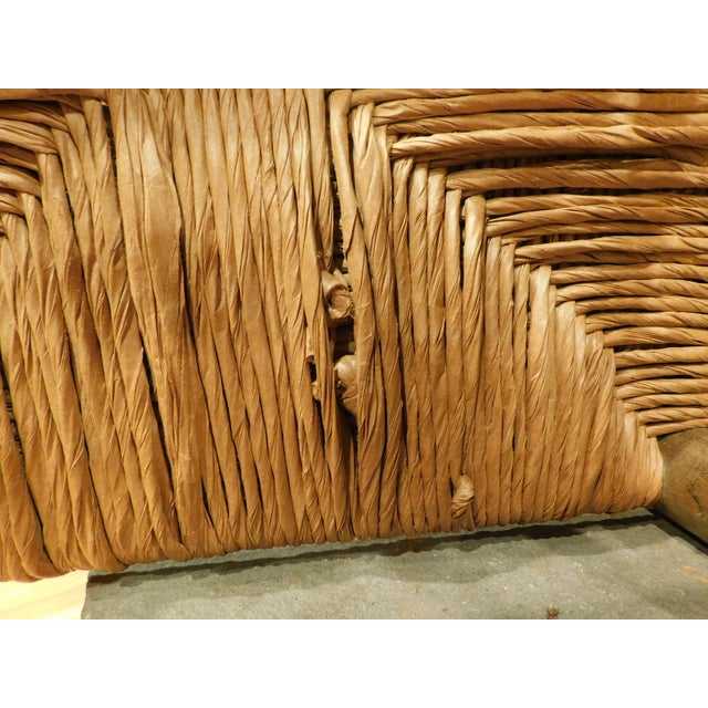 Early 20th Century Set of 2 Ladderback Chairs With Woven Seats For Sale - Image 16 of 16