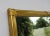 Wood Vintage Hollywood Regency Carved Wood, Gilded Gold Leaf Overlay Wall or Pier Mirror Mitered Corners For Sale - Image 7 of 12