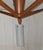 Vintage Mid-Century Danish Five-Light Ceiling Cascade Lamp with Teak Frame and White Satin Glass Shades, 1960s For Sale - Image 11 of 12