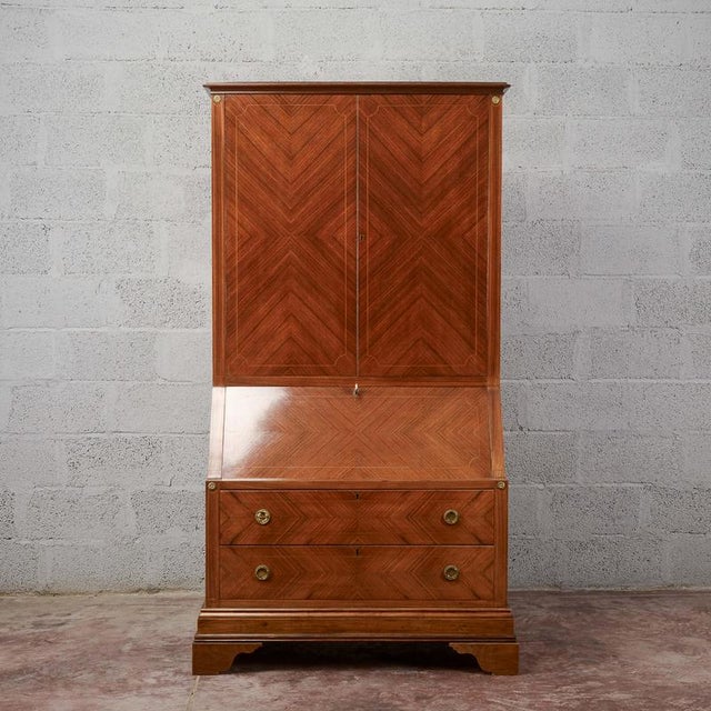 Art Deco Bookcase Sideboard with Flap For Sale - Image 3 of 18