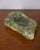 Ashtray made from a block of chamfered and worked Onyx stone, Italian design, 1960s.