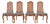 Baker Furniture Style French Provincial Louis XV Carved Walnut and Cane Back Dining Chairs, Set of Four For Sale