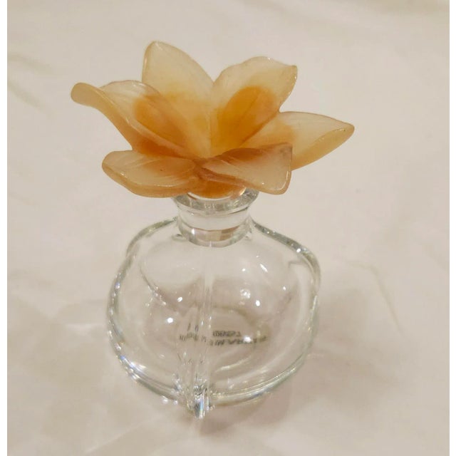 Late 20th Century Late 20th Century Daum France Flacon Amaryllis Crystal Perfume Bottle For Sale - Image 5 of 10