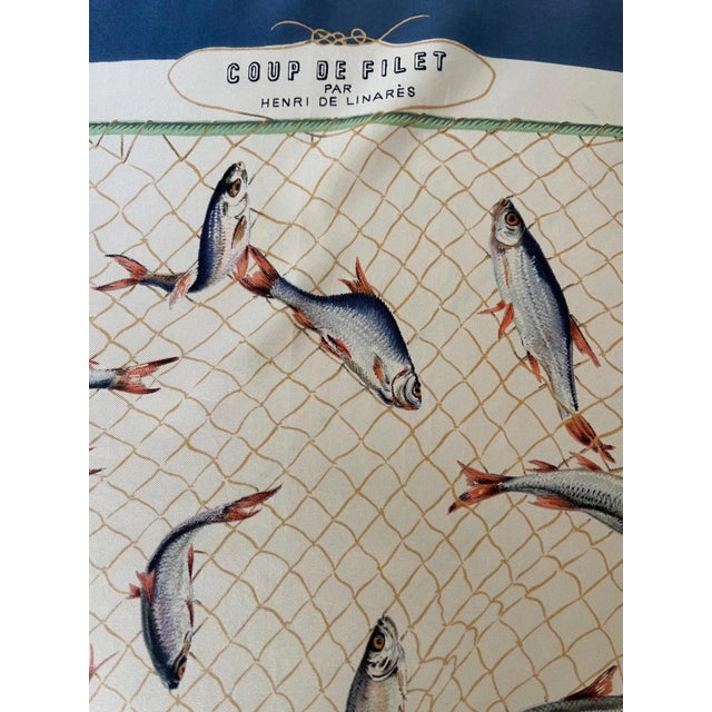 Hermès Scarf « Coup De Filet » 1955 For Sale - Image 9 of 10