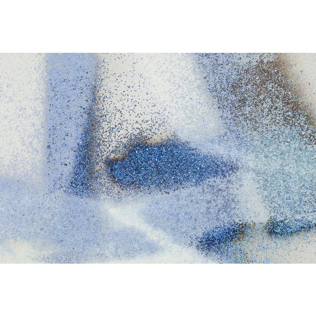 Retna (B. 1979). Untitled. Acrylic, Spray Paint, and Glitter on Canvas. 96 X 72 For Sale - Image 10 of 10