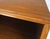 Pair Finished Back Danish Mid Century Modern One Drawer Walnut Night Stands MINT For Sale - Image 13 of 18