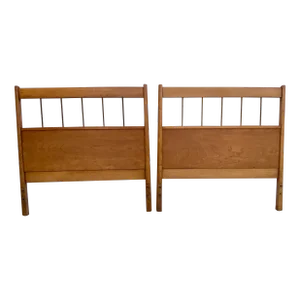 Pair of Midcentury Twin Headboards Planner Group by Paul McCobb