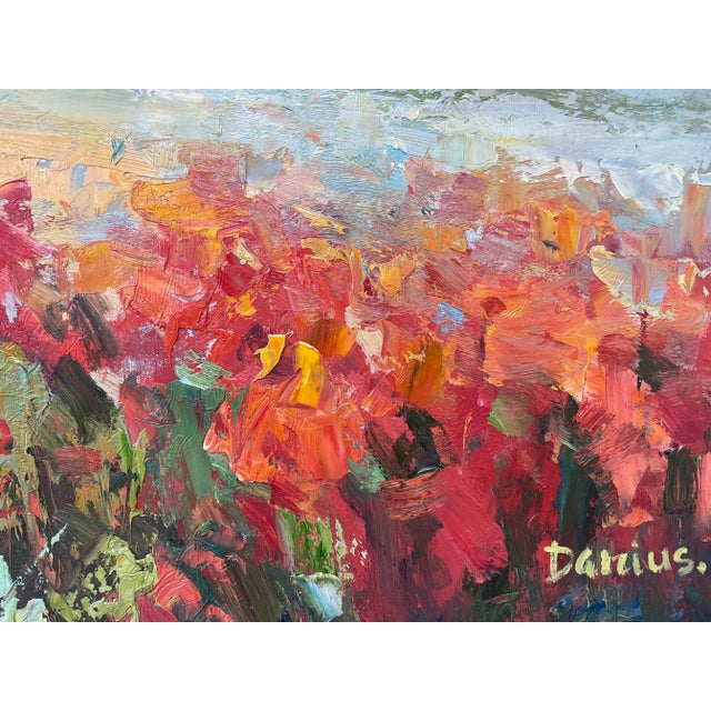 Impressionistic Landscape Original Oil Painting For Sale - Image 10 of 12