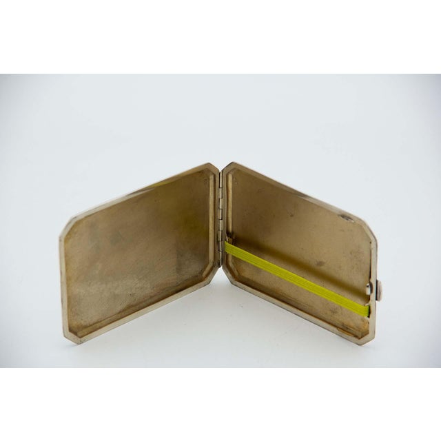 Brushed Silver Cigarette Case, in Very Good conditions. Designed 1890 to 1919 This piece has an attribution mark, I am...