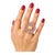 Bochic “Orient” Vintage South Sea Pearl & Pink Sapphire Ring Set 18K Gold & Silver For Sale - Image 4 of 7