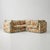 Not Yet Made - Made To Order Sophie Conran Coco 3x3 Sectional Sofa - GP & J Baker Magnolia Cream Blue with Contrast Welt Knife Edge Cushion For Sale - Image 5 of 5