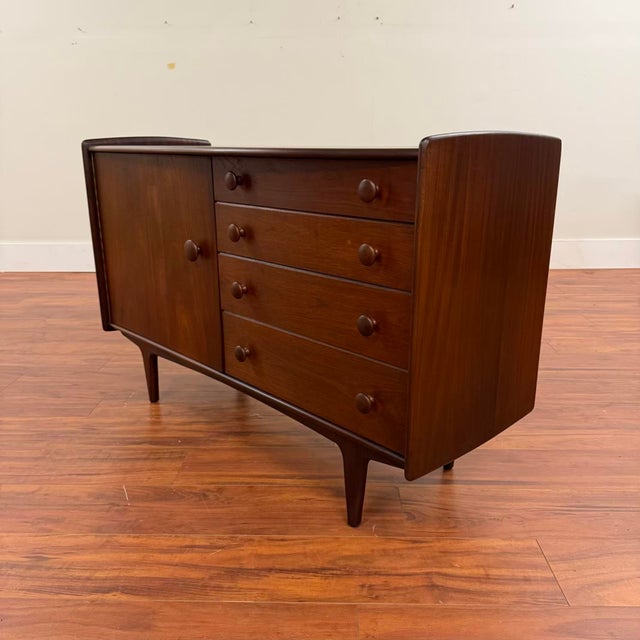 Wood A. Younger Compact Afromosia & Teak Sideboard For Sale - Image 7 of 9