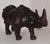 Vintage Stool in the Shape of a Rhinoceros in Cowhide Leather, 1970s For Sale - Image 3 of 13