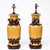 Chinese Export Style Jar / Vase Form Crackle Glaze Table Lamps W/ Fruit - Pair For Sale - Image 9 of 9