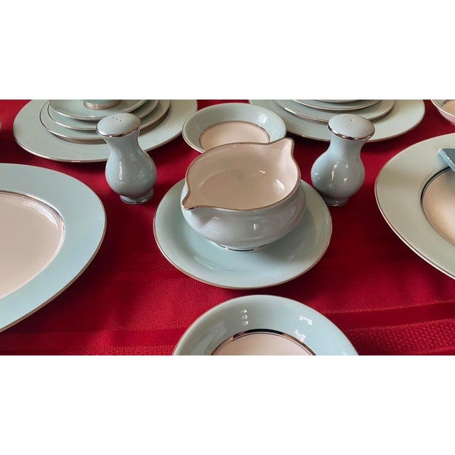 1960s 1960s Mid-Century Modern Nancy Prentiss Skyridge Fine China Dinnerware Set - 60 Pieces W/ Provenance For Sale - Image 5 of 12