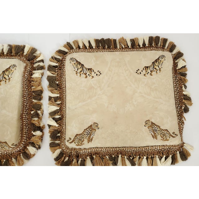 Benches With Upholstered Cushions Pair For Sale - Image 16 of 18