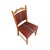 Set of six vintage Danish designer dining chairs in carved and turned oak attributed to Danish designer and architect...