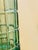 Mid-Century Modern Late 20th Century Green Crystal Glasses- Set of 2 For Sale - Image 3 of 6