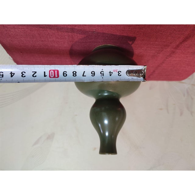 Chinese Ceramic Vase,Jiajing Marked Brown Glaze Porcelain Gourd Vase For Sale - Image 10 of 11