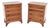 Vintage Georgian Chests of Drawers, 1930, Set of 2 For Sale