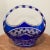 Vintage Limited Edition Cobalt Blue Cut to Clear Bohemian Crystal Centerpiece Basket For Sale - Image 13 of 13