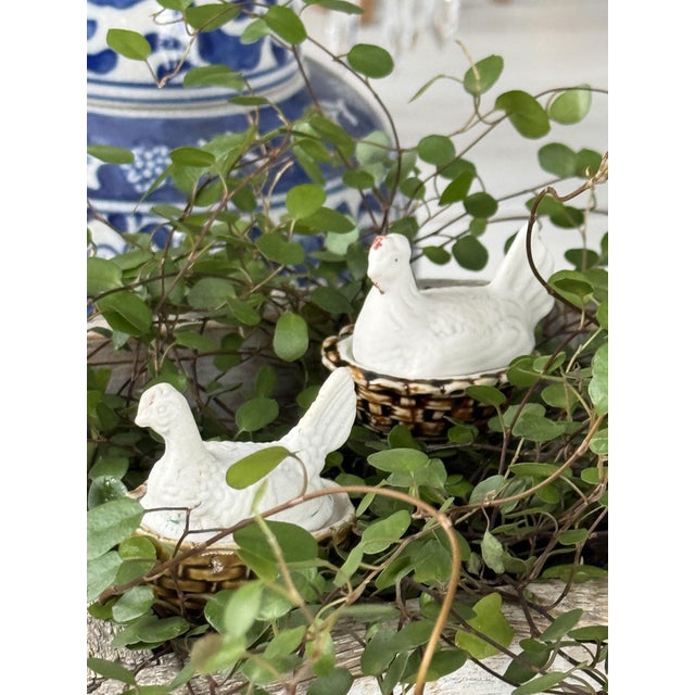Ceramic Antique Porcelain Easter Chicks, 1900, Set of 4 For Sale - Image 7 of 11
