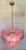 Metal Italian Pink Shell Chandelier, Murano For Sale - Image 7 of 18