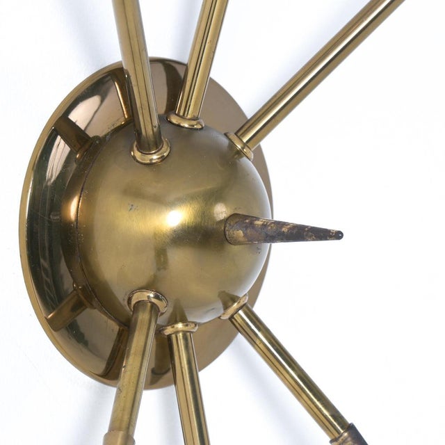 Mid-Century Modern Sputnik Wall Lights, 1950s, Set of 2 For Sale - Image 11 of 16