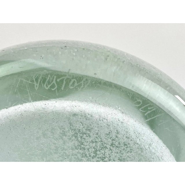 Murano Glass Hand Sculpture by Vistosi, Italy For Sale - Image 10 of 12