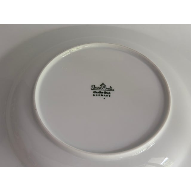 Asimmetria Schiefer Rim Soup Plate by Björn Wiinblad for Rosenthal Studio Line, 1980s, Set of 6 For Sale - Image 6 of 7
