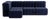 Curt Modular Set - Flexible Small Corner Sofa - Dama - 0048 (Dark Blue) by Ambivalenz, Set of 9 For Sale