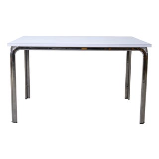 Vintage Space Age Bauhaus Style Dining Table, 1970s For Sale