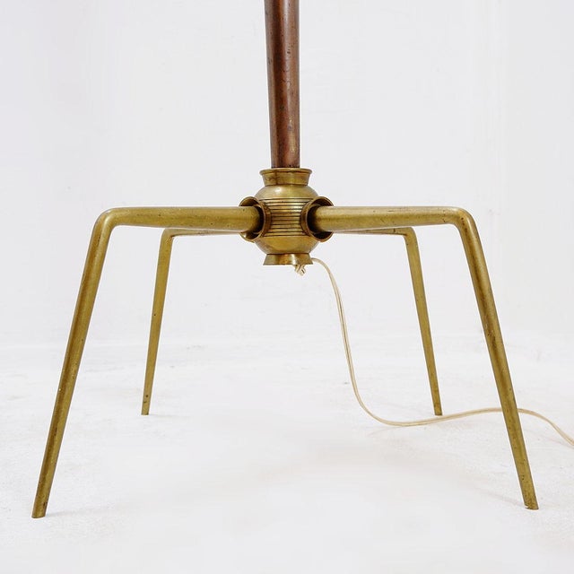 Spider floor lamp - Mid-Century lighting Dimensions: 55 x 55 cm – Height: 175 cm – Lampshade diameter: 45 cm (lampshade...