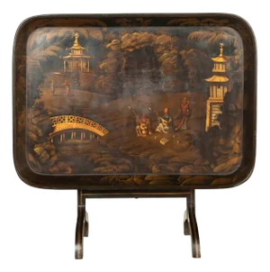 Regency Chinoiserie Tray on Stand, 1820