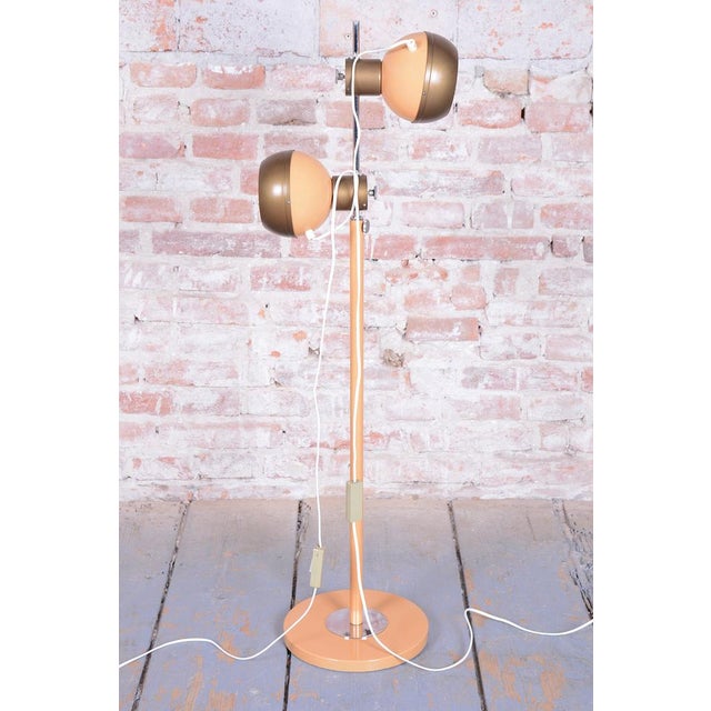 Min. height: 102 cm / 40.2″ Max. height: 160 cm / 63″ Maker: Drukov This iconic floor lamp originates from 1970s...